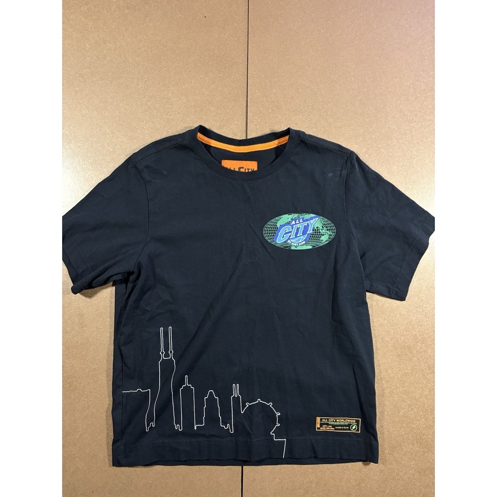 Men's All City Shirt Worldwide By Just Don Size Small Black
